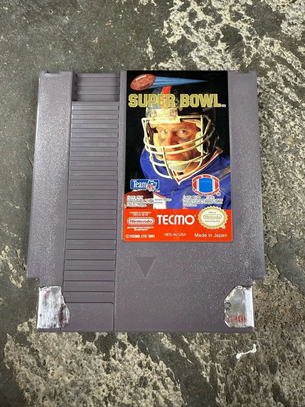 Tecmo Super Bowl Nintendo NES 1991 Authentic Tested Football